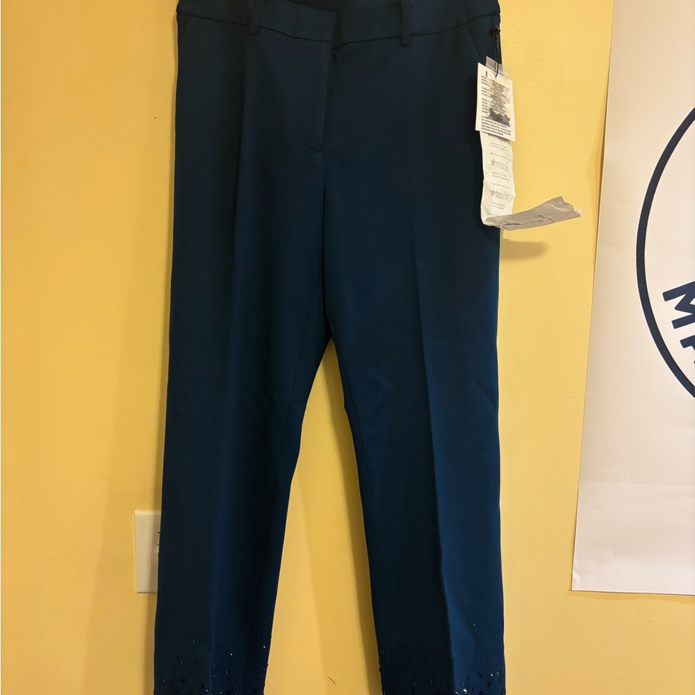 Anne Klein Teal Blue Dress Pants